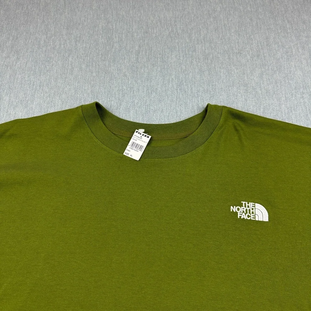 The North Face T Shirt Mens XL Green Short-Sleeve Evolution Box Fit Tee NWT
